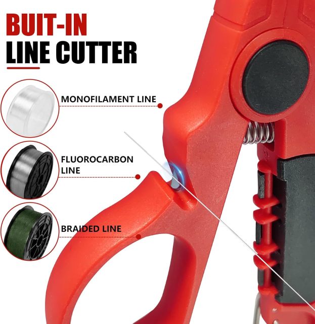 BTI-09E-1201 Wacky Rig Worm Pliers with 300 O-Rings, Line Cutter & Storage