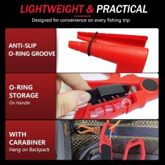 BTI-09E-1201 Wacky Rig Worm Pliers with 300 O-Rings, Line Cutter & Storage