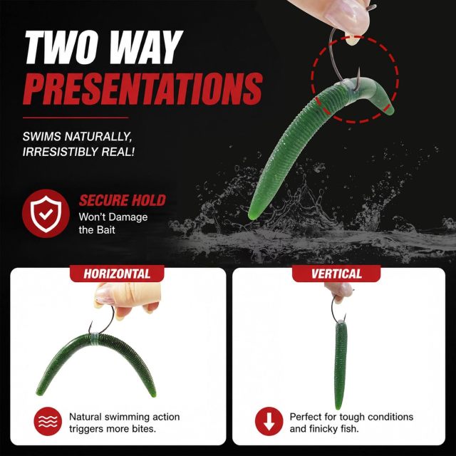 BTI-09E-1201 Wacky Rig Worm Pliers with 300 O-Rings, Line Cutter & Storage