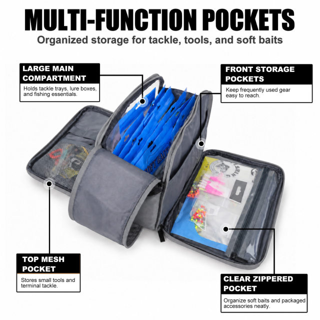 BTI-10C-005 Multifunctional soft bait storage bag