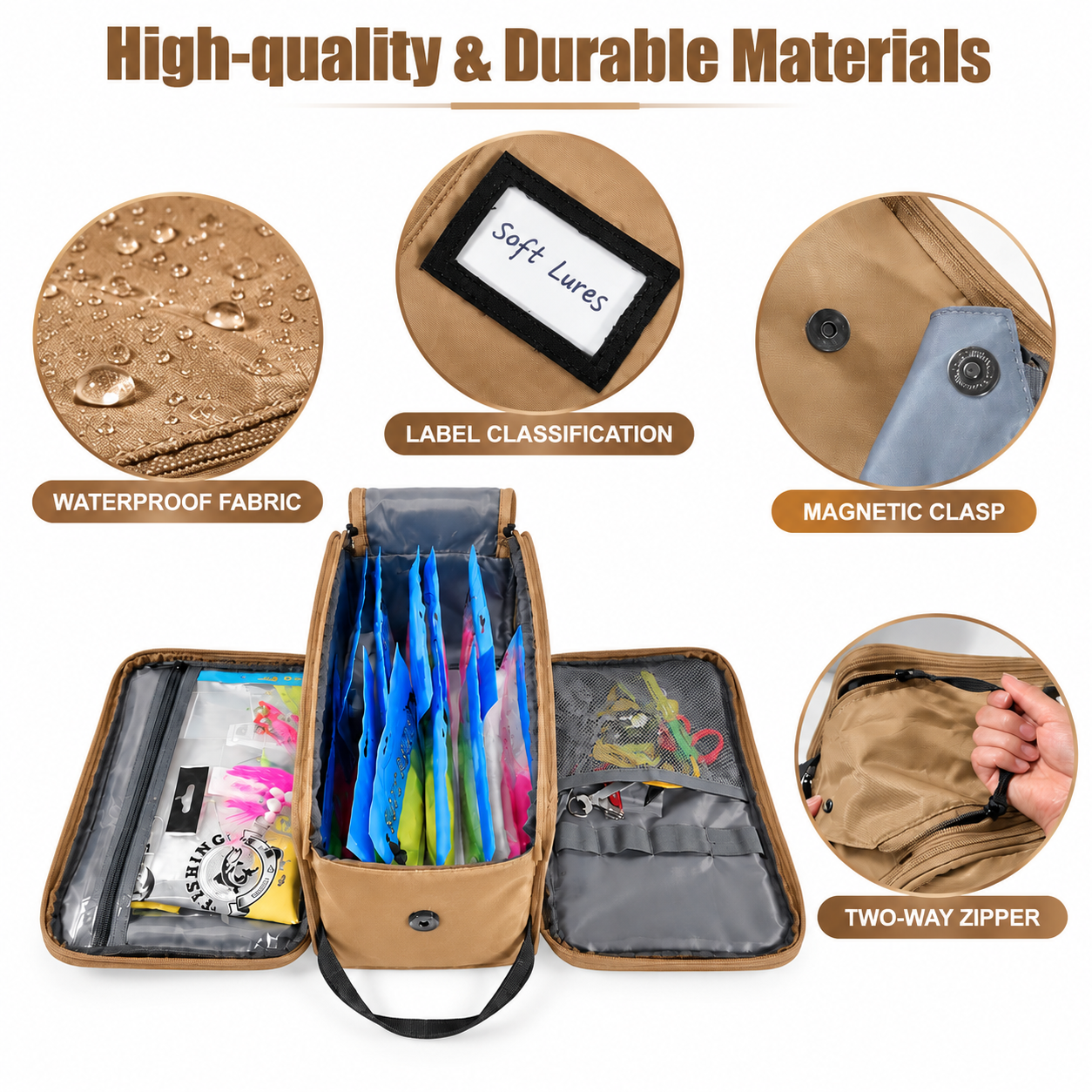 BTI-10C-005 Multifunctional soft bait storage bag