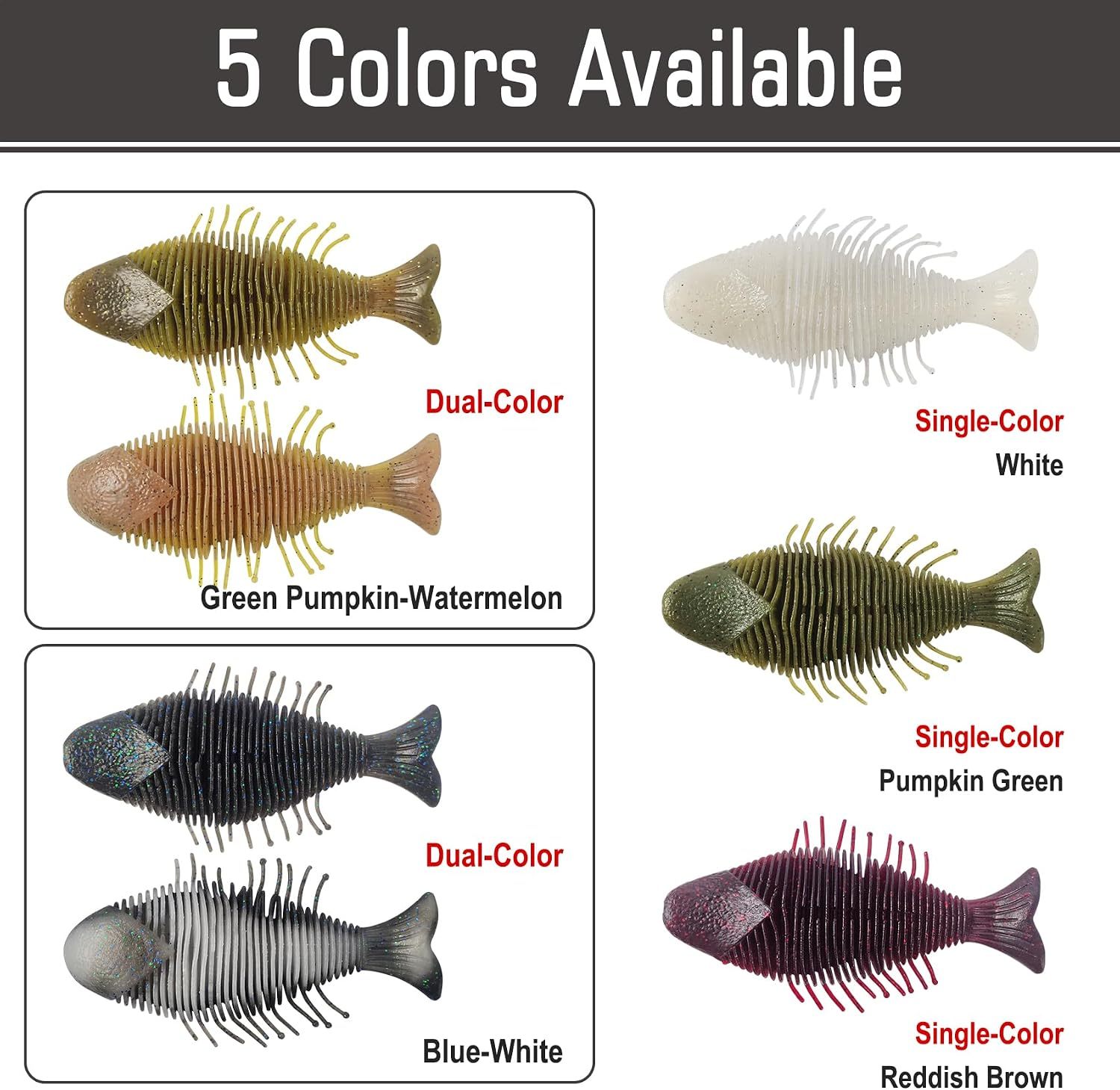BTI-05D-116 Flat Soft Swimbait