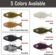 BTI-05D-116 Flat Soft Swimbait