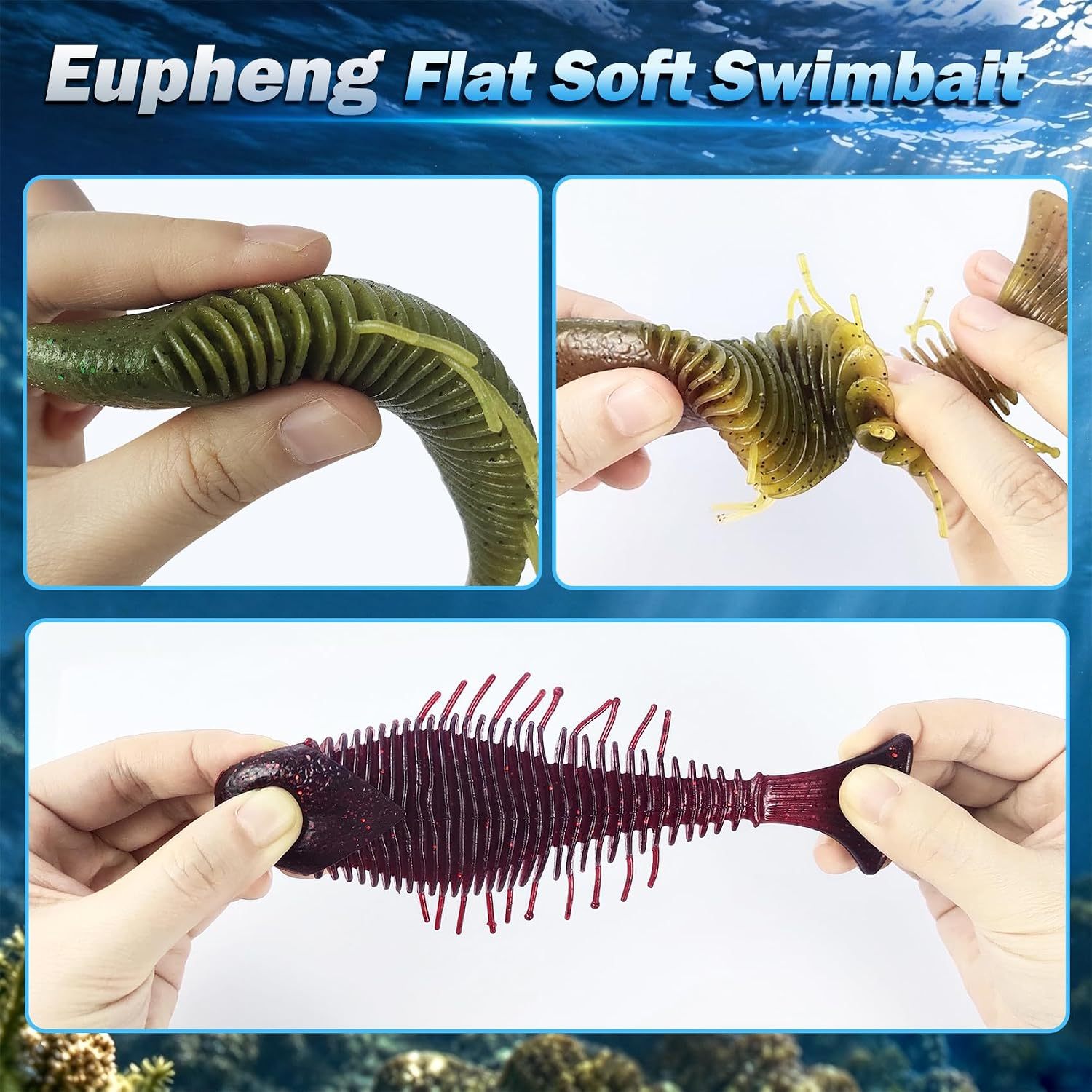 BTI-05D-116 Flat Soft Swimbait