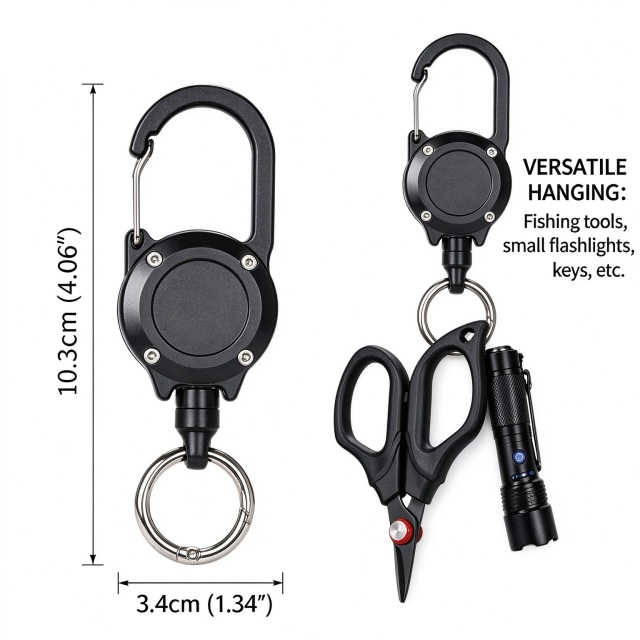 BTI-09E-2172 Magnetic Lock Fly Fishing Zinger