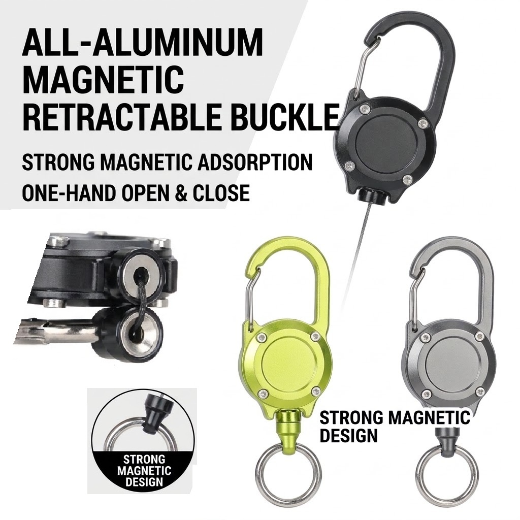 BTI-09E-2172 Magnetic Lock Fly Fishing Zinger