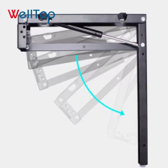 A0102002 WELLTOP Hot Sale Wall Mount Stool Shoe Bench Bracket Folding Furniture Mechanism Folding Chair for Shoe Cabinet Wardrobe WT-B12,A0102002 WELLTOP Hot Sale Wall Mount Stool Shoe Bench Bracket Folding Furniture Mechanism,veitop hardware