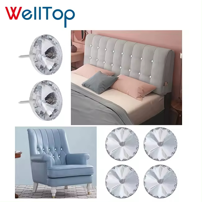 A0103004 WELLTOP Furniture Hardware Tack Upholstery Nails Pin Hooks Decorative Buckle Crystal Button Headboard China Sofa Button,A0103004 WELLTOP Furniture Hardware Tack Upholstery Nails Pin Hooks Decorative Buckle Crystal Button Headboard China Sofa Button,veitop hardware