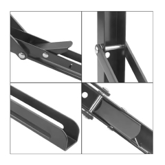 A0102007 Furniture Hardware Heavy Duty Hidden Wall Mounted Folding Shelf Brackets Metal Triangle Shelf Brackets for Space Saving 20.059,A0102007 Heavy Duty Hidden Wall Mounted Folding Shelf Brackets,veitop hardware