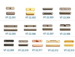 A0103001 Hot Sale Furniture Hardware Upholstery Buttons Metal Zinc Alloy Soft Short Horizontal Strip Decorative Buckle Sofa Button,A0103001 Hot Sale Furniture Hardware Upholstery Buttons Metal Zinc Alloy Soft Short Horizontal Strip Decorative Buckle Sofa Button,veitop hardware