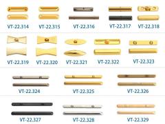 A0103001 Hot Sale Furniture Hardware Upholstery Buttons Metal Zinc Alloy Soft Short Horizontal Strip Decorative Buckle Sofa Button,A0103001 Hot Sale Furniture Hardware Upholstery Buttons Metal Zinc Alloy Soft Short Horizontal Strip Decorative Buckle Sofa Button,veitop hardware
