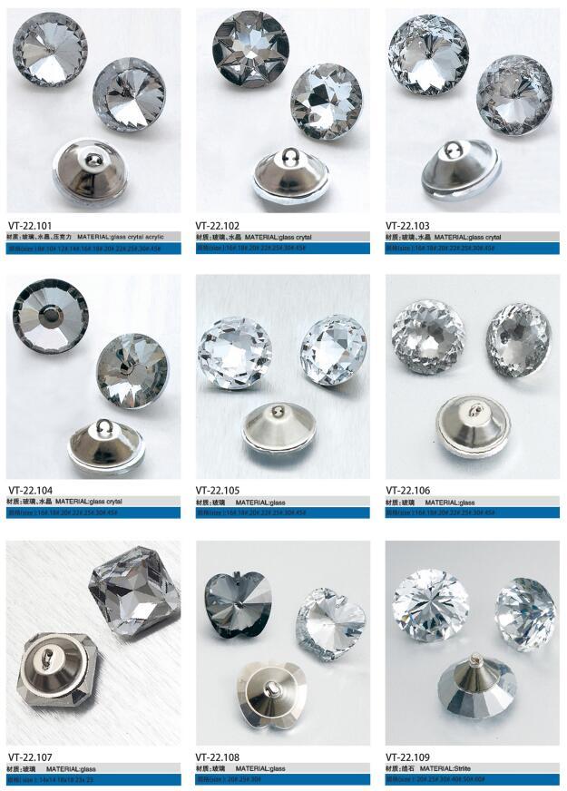 A0103002 New Furniture Accessories Upholstery Nail Decoration Buckle Soft Glass Rhinestone Buttons Crystal Diamond Buttons,A0103002 New Furniture Accessories Upholstery Nail Decoration Buckle Soft Glass Rhinestone Buttons Crystal Diamond Buttons,veitop hardware