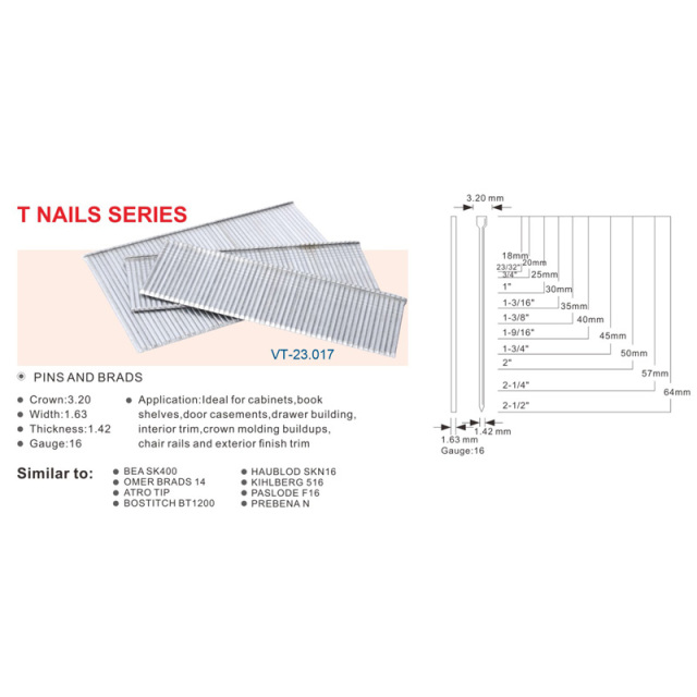 A0105017 Industry-Standard Furniture Pneumatic Gun Nails: Reliable Metal Wire Staples for Woodworking Projects,A0105017 Industry-Standard Furniture Pneumatic Gun Nails: Reliable Metal Wire Staples for Woodworking Projects,veitop hardware