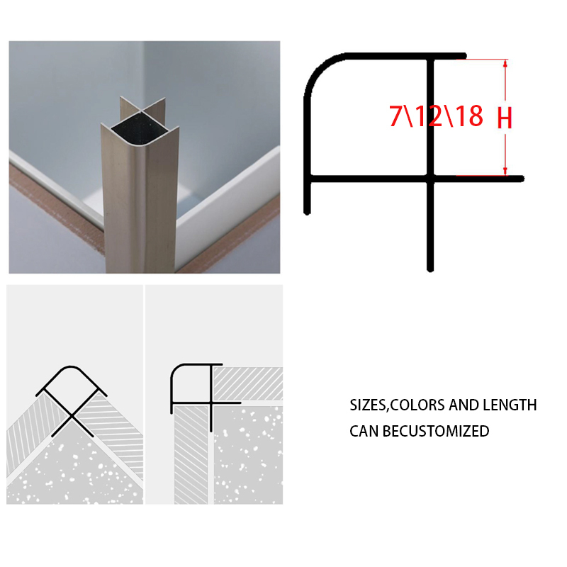 A0104021 Factory High Quality Aluminium Molding Round Edge Metal Tile Trim Wall Decoration Strip,A0104021 Factory High Quality Aluminium Molding Round Edge Metal Tile Trim Wall Decoration Strip,veitop hardware