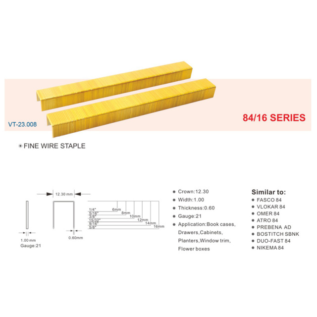 A0105008 Industry-Standard Furniture Pneumatic Gun Nails: Reliable Metal Wire Staples for Woodworking Projects,A0105008 Industry-Standard Furniture Pneumatic Gun Nails: Reliable Metal Wire Staples for Woodworking Projects,veitop hardware