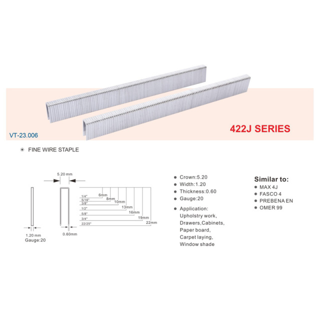 A0105007 Industry-Standard Furniture Pneumatic Gun Nails: Reliable Metal Wire Staples for Woodworking Projects,A0105007 Industry-Standard Furniture Pneumatic Gun Nails: Reliable Metal Wire Staples for Woodworking Projects,veitop hardware