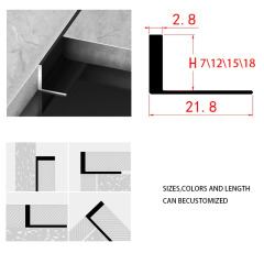 A0104012 Aluminum Ceramic Tile Border Edging Trim, Aluminum Tile Trim Corner,A0104012 Aluminum Ceramic Tile Border Edging Trim, Aluminum Tile Trim Corner,veitop hardware