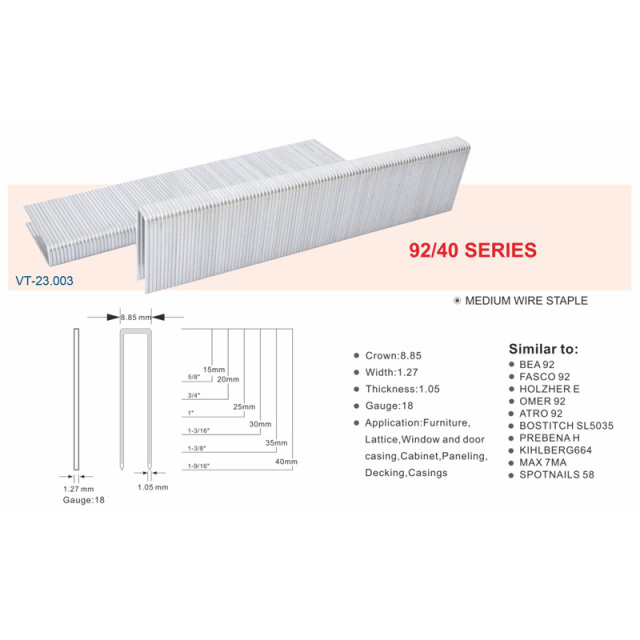 A0105002 Industry-Standard Furniture Pneumatic Gun Nails: Reliable Metal Wire Staples for Woodworking Projects,A0105002 Industry-Standard Furniture Pneumatic Gun Nails: Reliable Metal Wire Staples for Woodworking Projects,veitop hardware