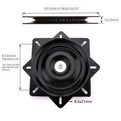 A0110001 Seat Swivel Coated Mount Base Heavy Duty DIY Table Chair Barstool Project 360 Degree,A0110001 Heavy-Duty 360-Degree Seat Swivel Mount Base for DIY Chair Projects,veitop hardware