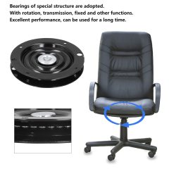 A0110003 Swivel Plate Replacement Chairs Bearing Bearing Plate Turntable Solid Bar Chair Round Accessories Bearings 6 Inches Swivel Bearing Plate Base Furniture for Hardware Racking,A0110003 Swivel Plate Replacement Chairs Bearing - Heavy-Duty 360° Rotation for DIY & Marine Seats,veitop hardware