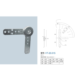A0108021 WELLTOP 6 Positions Furniture Hinges Adjustable Sofa Armrest Headrest Fitting,A0108021 WELLTOP 6 Positions Furniture Hinges Adjustable Sofa Armrest Headrest Fitting,veitop hardware