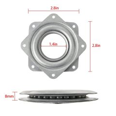 A0110004 Lazy Susan Turntable Steel Ball Bearing Rotating Tray Strong Sturdy Table Cabinet Low Profile for Model Base/Rotating Plants/Crafts Stand/Kitchen/Potted Plants etc(360˚ Rotation),A0110004 Lazy Susan Turntable - Heavy-Duty Steel Ball Bearing Rotating Tray,veitop hardware