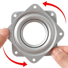 A0110004 Lazy Susan Turntable Steel Ball Bearing Rotating Tray Strong Sturdy Table Cabinet Low Profile for Model Base/Rotating Plants/Crafts Stand/Kitchen/Potted Plants etc(360˚ Rotation),A0110004 Lazy Susan Turntable - Heavy-Duty Steel Ball Bearing Rotating Tray,veitop hardware