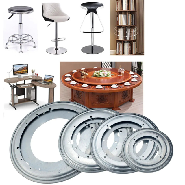 A0110005 Rotating Bearing Plate 360 Degree Rotating Rolling Bearing Turntable For Tray Dining Table Kitchen Storage Shelf Display Stand