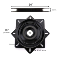 A0110001 Seat Swivel Coated Mount Base Heavy Duty DIY Table Chair Barstool Project 360 Degree,A0110001 Heavy-Duty 360-Degree Seat Swivel Mount Base for DIY Chair Projects,veitop hardware