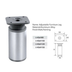 A0304022 Aluminum Square Shape Furniture Sofa Leg Furniture Cabinet Feet,A0304022 Aluminum Square Shape Furniture Sofa Leg Furniture Cabinet Feet,veitop hardware