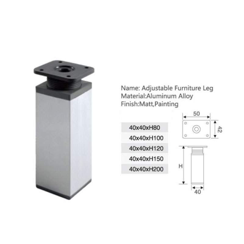 A0304010 Hot Sale Aluminum Alloy Chrome Plating Height Adjustable Sofa Legs,A0304010 Hot Sale Aluminum Alloy Chrome Plating Height Adjustable Sofa Legs,veitop hardware