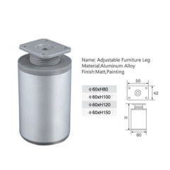 A0304023 Aluminum Square Shape Furniture Sofa Leg Furniture Cabinet Feet,A0304023 Aluminum Square Shape Furniture Sofa Leg Furniture Cabinet Feet,veitop hardware