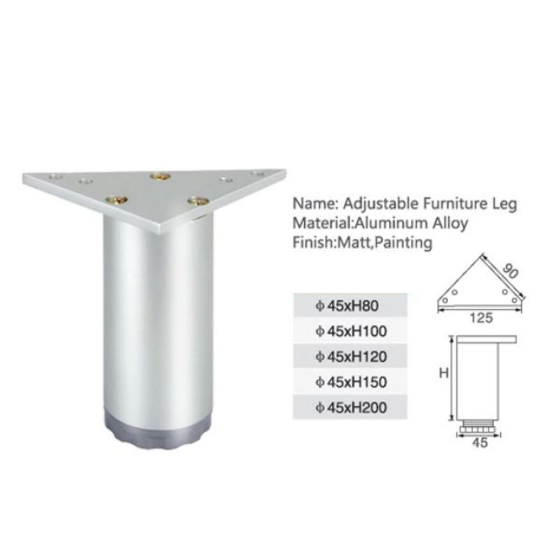 A0304025 Aluminum Alloy Adjustable Bed Legs Square Triangle Furniture Accessories Folding Cabinet Legs,A0304025 Aluminum Alloy Adjustable Bed Legs Square Triangle Furniture Accessories Folding Cabinet Legs,veitop hardware