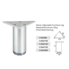 A0304025 Aluminum Alloy Adjustable Bed Legs Square Triangle Furniture Accessories Folding Cabinet Legs,A0304025 Aluminum Alloy Adjustable Bed Legs Square Triangle Furniture Accessories Folding Cabinet Legs,veitop hardware