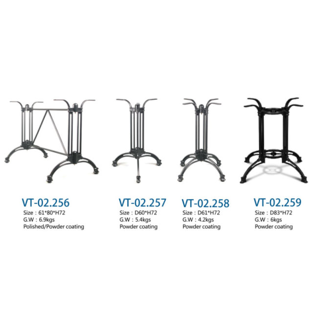 A0308004 Upgrade Your Space with Welltop Iron Bar Table Legs - Crafted for Elegance