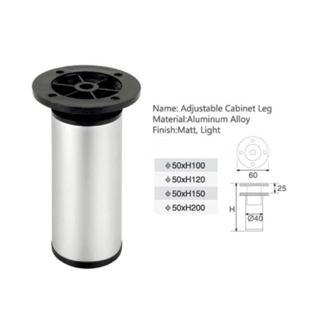 A0304020 Customizable Size Hot Sale Adjustable Height Aluminium Furniture Leg For Sale,A0304020 Customizable Size Hot Sale Adjustable Height Aluminium Furniture Leg For Sale,veitop hardware