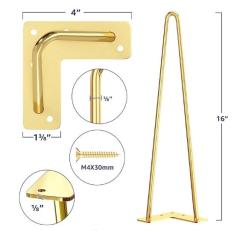 A0306001 Heavy Duty Hairpin Furniture Legs, Metal Home DIY Projects for Nightstand, Coffee Table, Desk, etc,A0306001 Heavy Duty Hairpin Furniture Legs, Metal Home DIY Projects for Nightstand, Coffee Table, Desk, etc,veitop hardware