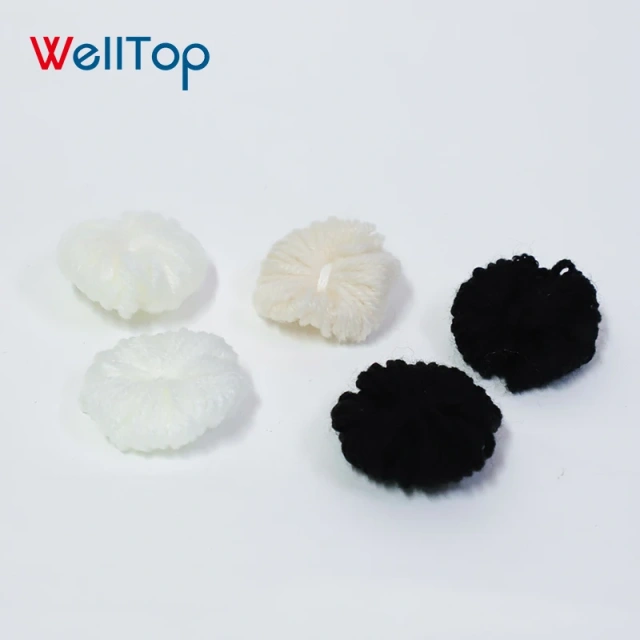 A0207001 WELLTOP Wholesale Furniture Sofa Accessories Black Natural Cotton Mattress Fabric Pad Tufting Tape for Mattress