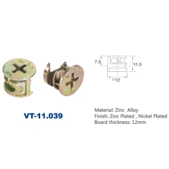 A0207003 Cam Wheel Nut Connecting Nuts Quick Release Nuts,A0207003 Cam Wheel Nut Connecting Nuts Quick Release Nuts,veitop hardware