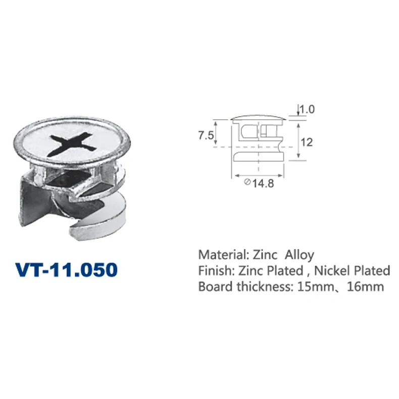 A0207003 Cam Wheel Nut Connecting Nuts Quick Release Nuts,A0207003 Cam Wheel Nut Connecting Nuts Quick Release Nuts,veitop hardware