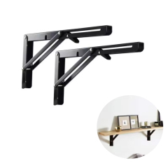 A0102007 Furniture Hardware Heavy Duty Hidden Wall Mounted Folding Shelf Brackets Metal Triangle Shelf Brackets for Space Saving 20.059,A0102007 Heavy Duty Hidden Wall Mounted Folding Shelf Brackets,veitop hardware