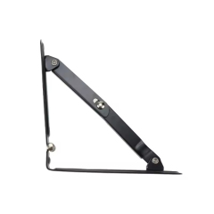 A0102008 WELLTOP New Furniture Fittings 6 Inch Heavy Duty Metal Shelf Bracket Triangle Corner Brace Black Folding Shelf Brackets 20.062,WELLTOP A0102008 Heavy Duty Folding Shelf Brackets - Space-Saving Furniture Hardware,veitop hardware