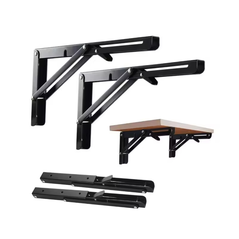 A0102007 Furniture Hardware Heavy Duty Hidden Wall Mounted Folding Shelf Brackets Metal Triangle Shelf Brackets for Space Saving 20.059,A0102007 Heavy Duty Hidden Wall Mounted Folding Shelf Brackets,veitop hardware