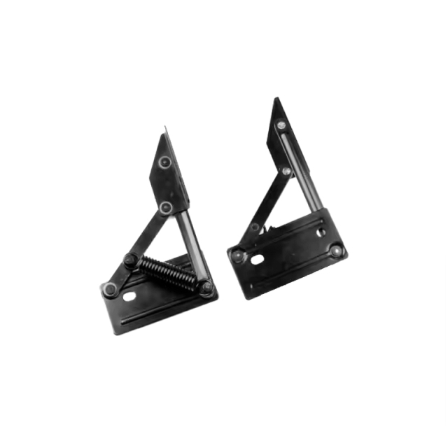 A0101013 Black Adjustable Folding Sofa Bed Mechanism Set - Metal Sofa Mechanism Lift Ottoman Lid Spring Hinge for Multifunction Sofas.