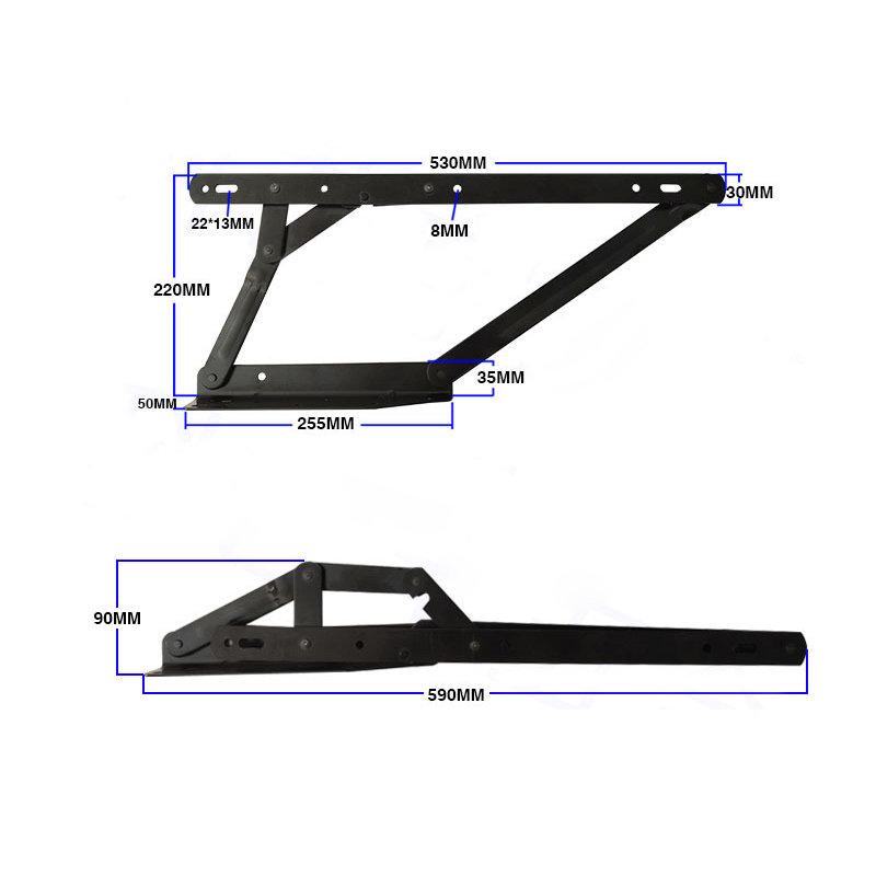 A0101012 Sofa Accessories Furniture Hardware Bed Lifting Mechanism Spring Hinge Storage Black Folding Sofa Bed Mechanism,A0101012 Sofa Accessories Furniture Hardware Bed Lifting Mechanism Spring Hinge Storage Black Folding Sofa Bed Mechanism,veitop hardware