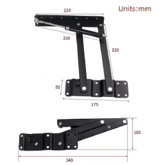 A0102005 Extension Table Mechanism Hydraulic Buffer Hinge Extending Table Mechanisms Foldable Lift Top Coffee Table Mechanism WT01-02,A0102005 Extension Table Mechanism Hydraulic Buffer Hinge Extending Table Mechanisms Foldable Lift Top Coffee Table Mechanism WT01-02,veitop hardware