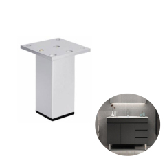 A0304007 WELLTOP Hardware Aluminum Alloy Square Adjustable Furniture Leg Sofa Leg,A0304007 WELLTOP Hardware Aluminum Alloy Square Adjustable Furniture Leg Sofa Leg,veitop hardware