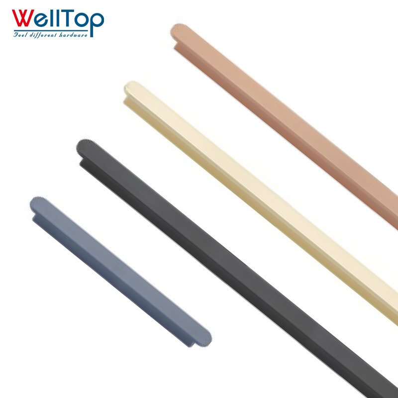 A0401008 Europe and the United States style closet aluminum + plastic foot door handle indoor drawer door pulls,A0401008 Europe and the United States style closet aluminum + plastic foot door handle indoor drawer door pulls,veitop hardware