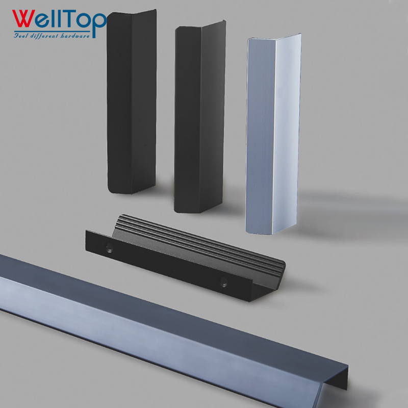 A0401020 Functional Elegance: Black and Gold Aluminum Handles for Doors and Drawers,A0401020 Functional Elegance: Black and Gold Aluminum Handles for Doors and Drawers,veitop hardware