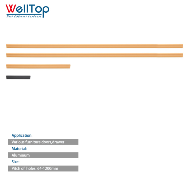A0401033 High-Quality Custom Design Aluminum Handles for Wardrobe and Cabinets,A0401033 High-Quality Custom Design Aluminum Handles for Wardrobe and Cabinets,veitop hardware